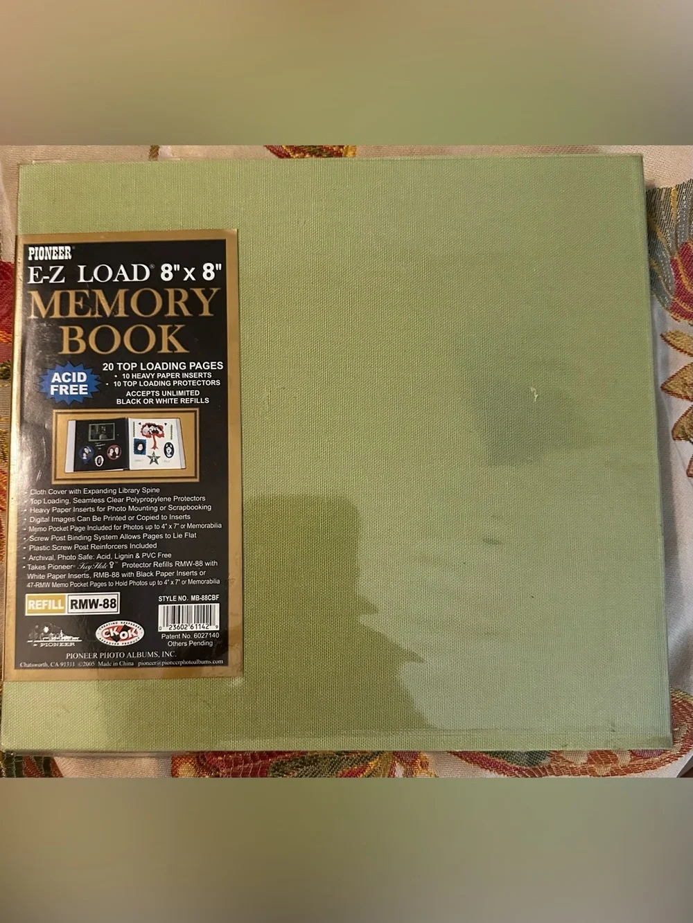 Pioneer E-Z Load Green Memory Book 8